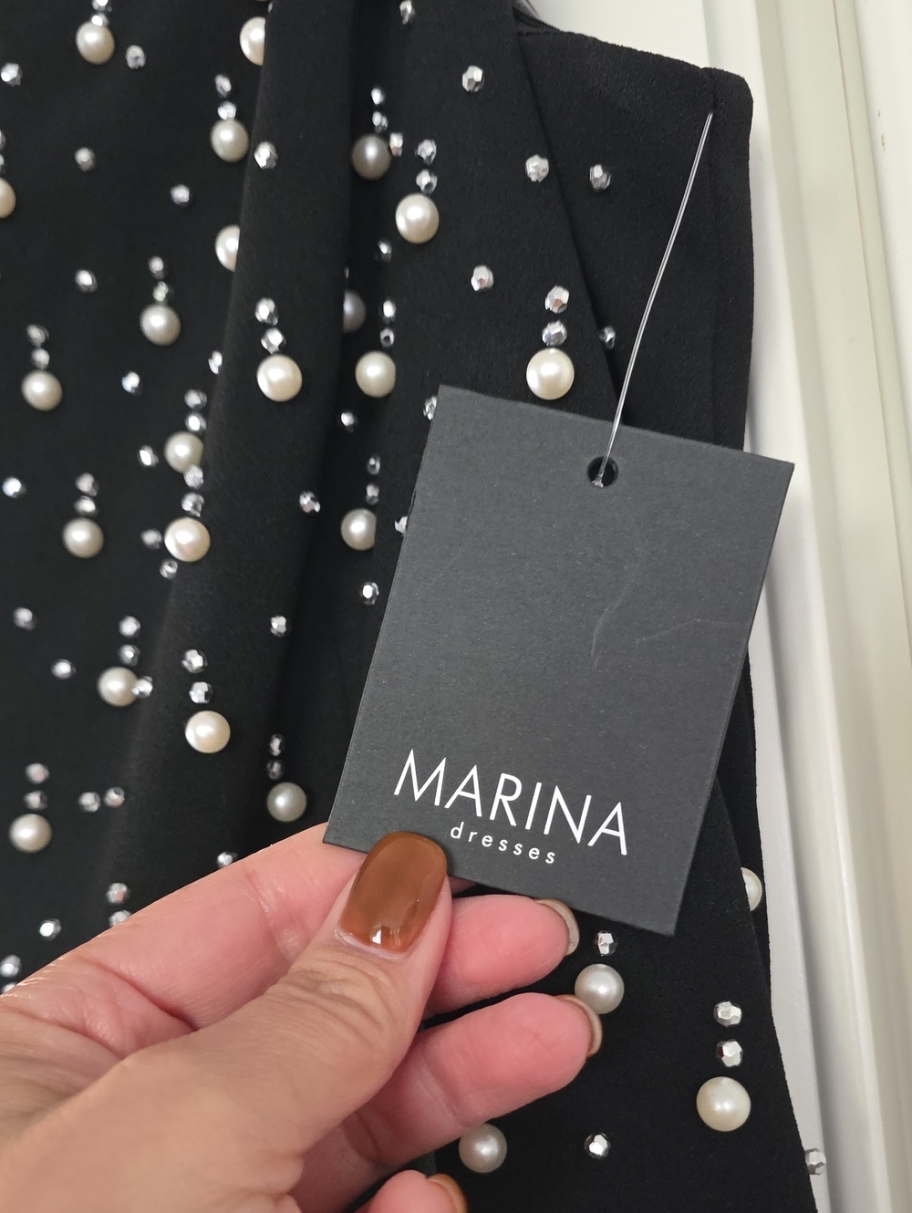 NWT MARINA | $189 Embellished Jumpsuit - Picture 4 of 9